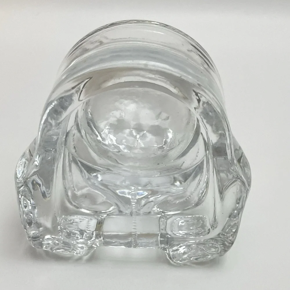 Partylite Vintage Teddy Bear Votive Tea Light Figurine Glass Candle Holder - Picture 6 of 9